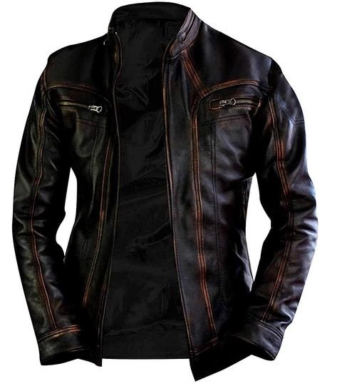 Explore NAVEKULL Men’s Leather Motorcycle Vest’s Vintage Style and Details