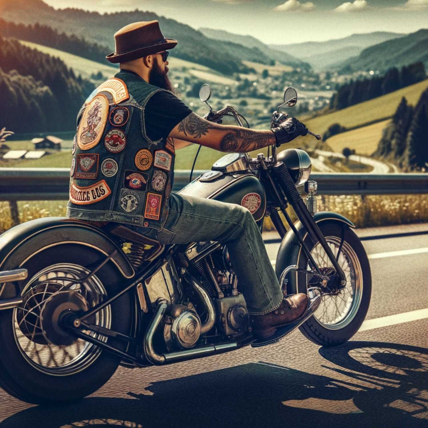 Custom Leather Biker Vest: Expressing Motorcycle Club Identity