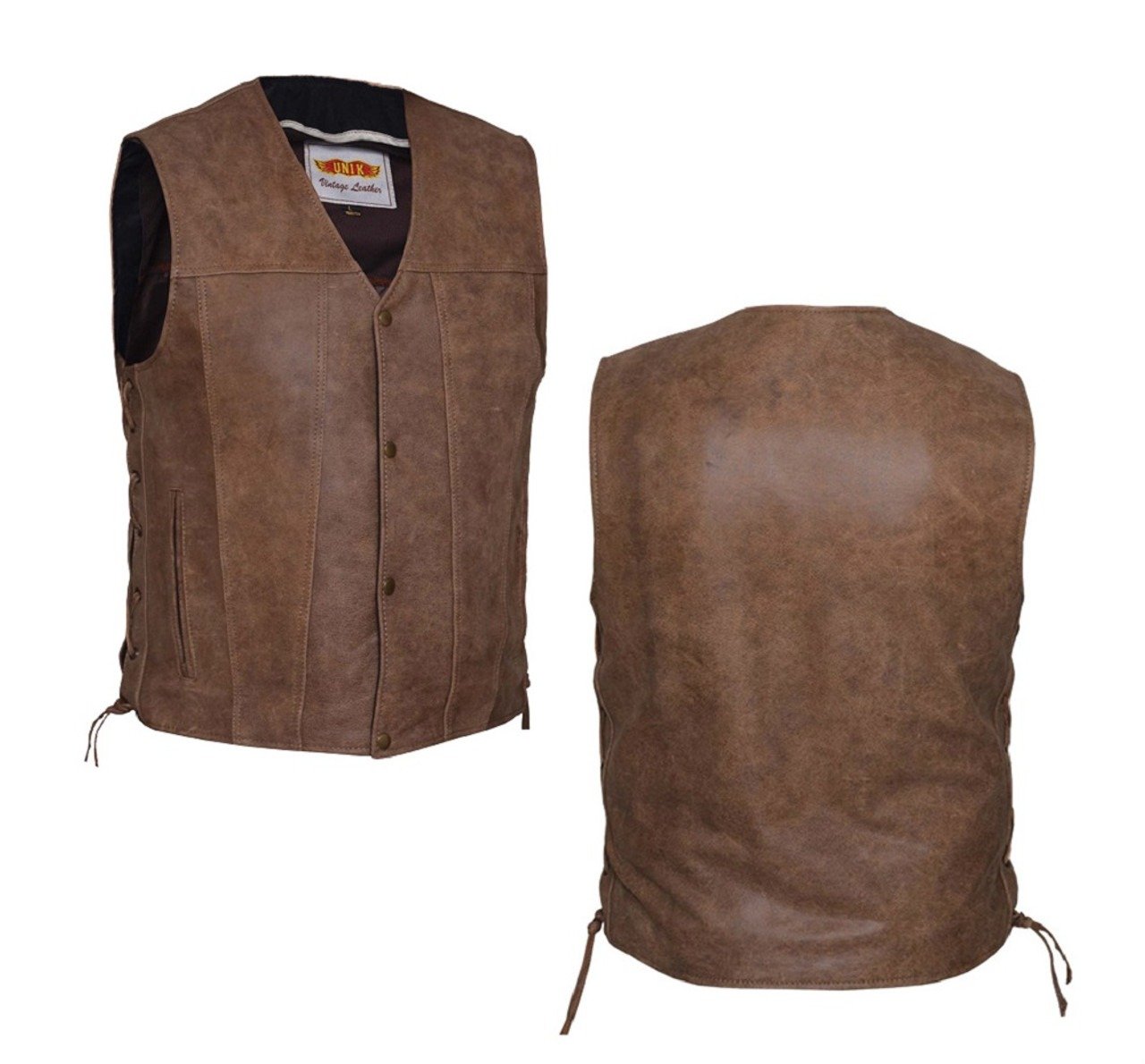Rustic Elegance: Styling Tips for Your Brown Leather Biker Vest