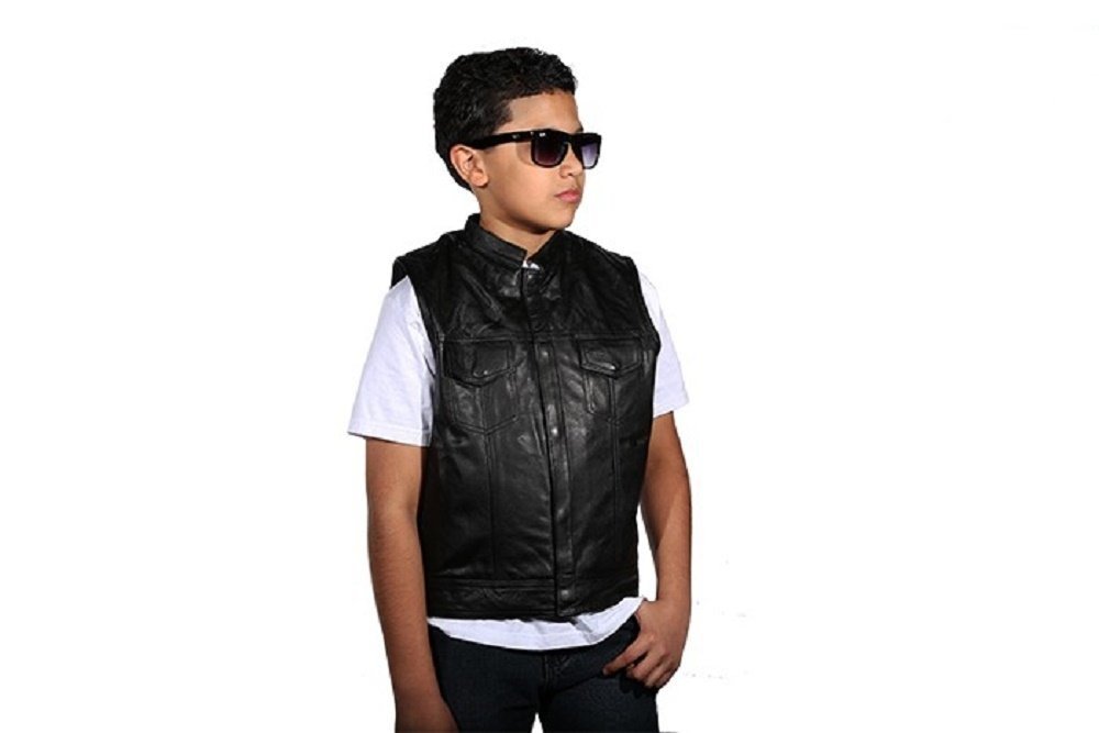 Future Riders: Youth Leather Biker Vest Trends and Safety