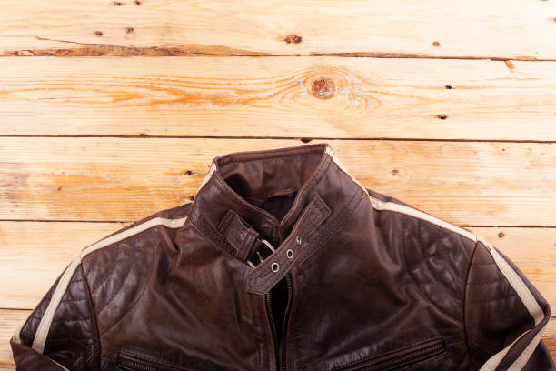 Classic Shades: The Appeal of a Brown Leather Biker Vest